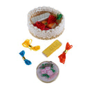 1:12Dollhouse mini embroidery tools set simulation sewing scissors thread mod 3C