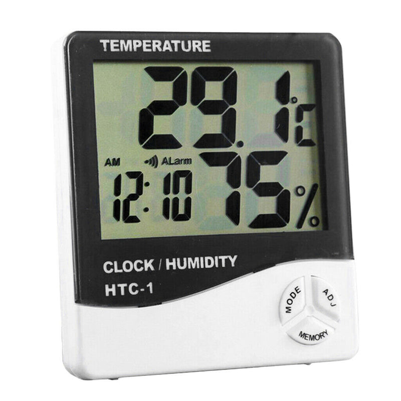 Digital Wireless Hygrometer Indoor Outdoor Thermometer Easy Read Kitchen