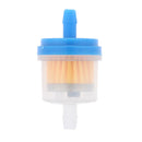 100 Stk. Universal Motorcycle Inline Gas Petrol Fuel Filter 6mm 1/4" Blue