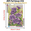 5D DIY Full Round Diamond Painting Flower Rhinestones Cross Stitch (B967)