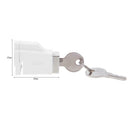 Aluminum Alloy Children Safety Sliding Window Restrictor Lock with 2 Keys A