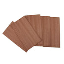 5 Pieces Wooden Guitar Head Veneer Headstock Headplate Sapele Wood