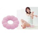 Sun Flower Ring Shaped Seat Cushion Soft Plush Chair Cushion Orange