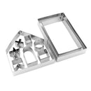 10pcs Gingerbread House Cookie Cake Cutter Mold Biscuit Mould For Christmas