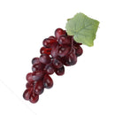 Purple Soft Plastic Artificial Grapes Cluster Fruit Decor Desk Table Decora O2Q4