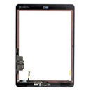 For Ipad 5 Gen A1822 A1823 Press Screen Digitizer Glass Home Button Black + L1A9