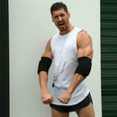 1pair Elastic Elbow Knee Support Sports Knitted Sponge Protectors Elbow Pad A