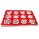 12 Zodiac Commemorative Coin Large Full Set of Positioning Box Coin Collect Y6R8