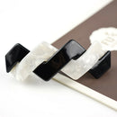 Womens Automatic Patchwork Acetate France French Hair Barrette Hairpin Clip