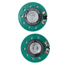36mm Diameter Aluminum Shell Internal Magnet Speaker 16 Ohm 0.25W 2Pcs B3D7