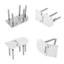 4Pcs Boat Door Hinge Heavy Duty Furniture Cabinet Hatch Hardware Accessory