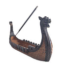 Dragon Boat Incense Stick Holder Burner Hand Carved Carving Censer Ornament M3C6