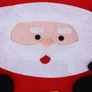 Christmas Theme 2 Layers Santa Claus Pattern Table Mat with Napkin