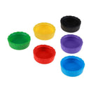 6pcs Beer Bottle Cap Silicone Colorful Leak Free Wine Bottle Sealer Stopper