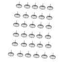 25x Crystal Upholstery Nails Tacks Studs Pins for Sofa Wall Decoration 20mm