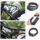 Cycling Security 4 Digit Combination Password Bike Bicycle Cable Chain Lock