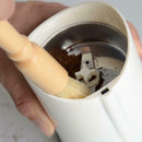 Wood Handle Natural Bristles Coffee Grinder Maker Machine Cleaning Brush