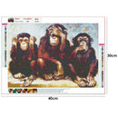 Animal Portraits 5D Full Drill DIY Diamond Painting Embroidery Kit (T205)