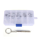 Tiny Screws Nut + Screwdriver Watch Eyeglass Glasses Repair Tool Set Kit Gw