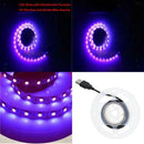 DC5V UV Ultraviolet Purple LED Strip Lights UV Lamp USB Powered_2m