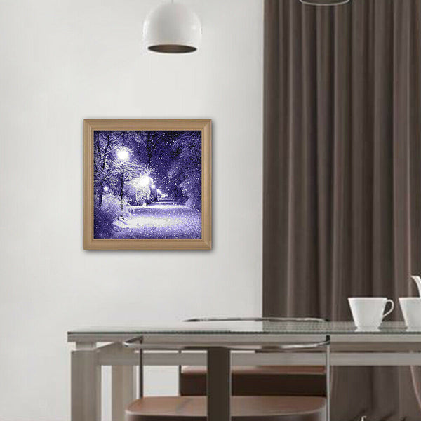 5D DIY Full Drill Diamond Painting Snowing Cross Stitch Embroidery Craft