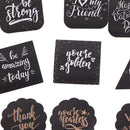 English blessings creative hand account decoration DIY stickers 5 piSEAU