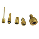 5pcs/Set Brass Bike Pump Adapter Woods Schrader Converter Tire Pumps Connector