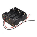 5X(8pcs Aa Cells Battery (12v) Clip Holder Box Case Black Y7N2)
