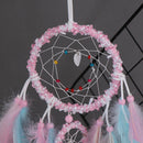 Colorful Feather Ins Girl catching Dream net Bead Handmade Valentine's Day Gift-