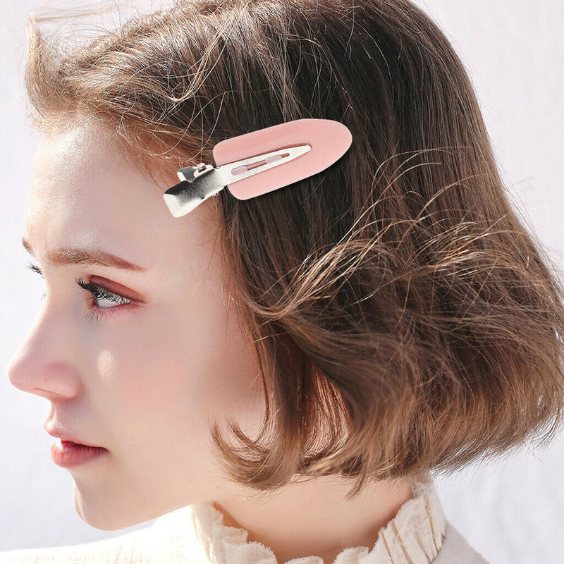 Headwear Barrette Clips Hairdressing Salon No Trace Hair Clamp Random Color