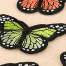 5PCS Embroidery Butterfly Embroidered Sew On Patch Badge Fabric Applique DIY BX