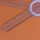 3X/set 6/8/12inch 360 degree protractor angle medical ruler spinal goniometer M&