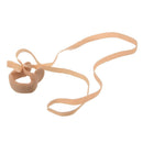 Beige Elastic Rubber String Nose Clip Protector for Swimming I3Q8