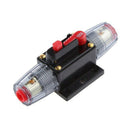 12V-24V Inline Auto Circuit Breaker 100A Manual Reset Switch Car Audio Fuse O9F2