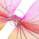 Girls Fairy Butterfly Wing Rainbow Children Birthday Party Fancy Dress Up