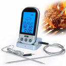 Bbq Thermometer,Digital Grill Thermometer Remote Oven Wireless Food Tempera D9I9