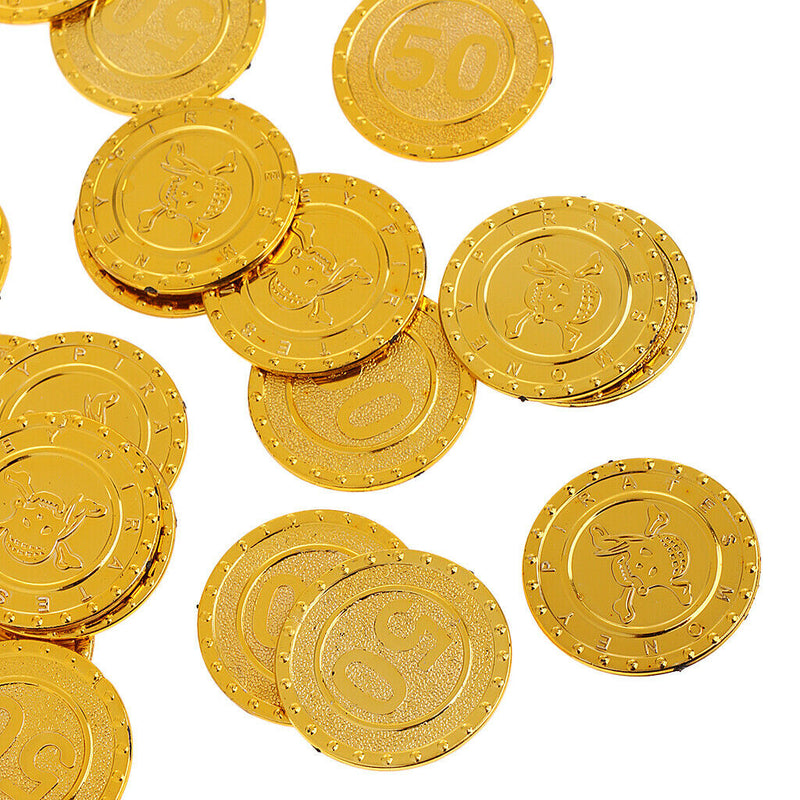 50x Pirate Coins Treasure