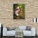 5D DIY Full Drill Diamond Painting Squirrel Cross Stitch Mosaic Kit (W1444)