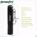 Mini 3000LM Zoomable Q5 LED Flashlight 3 Mode Torch Super Bright Light Lamp