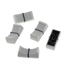 Mixer Straight Sliding Potentiometer Knob Cap Fader Plastic Cap Light Gray