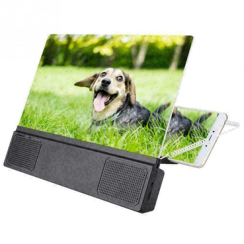 Cell Phone Screen Magnifier Video HD Magnifier Bracket Enlarge With Speaker N8B5