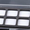 100% Waterproof Fly Box 6 Compartments Foam Fly Fishing Box Flies Lure Tackle