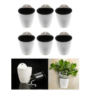 6 Pieces Self-watering Planter Wall Hanging Flower Pot Vase Indoor Outdoor
