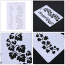 Stencil Bakeware Flowers Fondant Decorating Cake Stencil Kitchen Cupcake