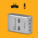2Ports USB 2.0 Auto Sharing HUB Selector Switcher For Printer/Scanner