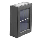 LED Solar Power Wall Light Waterproof Outdoor Garden Fence Lamp Warm White