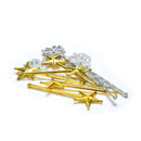 10X Plated Toys Girls Accessories Play House Toys Princess Wand for s3C