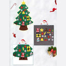 Power Felt Christmas Tree with Lovely Ornaments Door Wall Hanging Decoratio