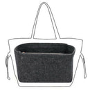 Make Up Organizer Felt Insert Bag for Handbag Travel Inner Purse Portable C