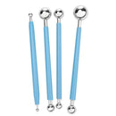 4pcs/set Essential DIY Stainless Steel Baking Cake Tools 8 Head Pen Fondant